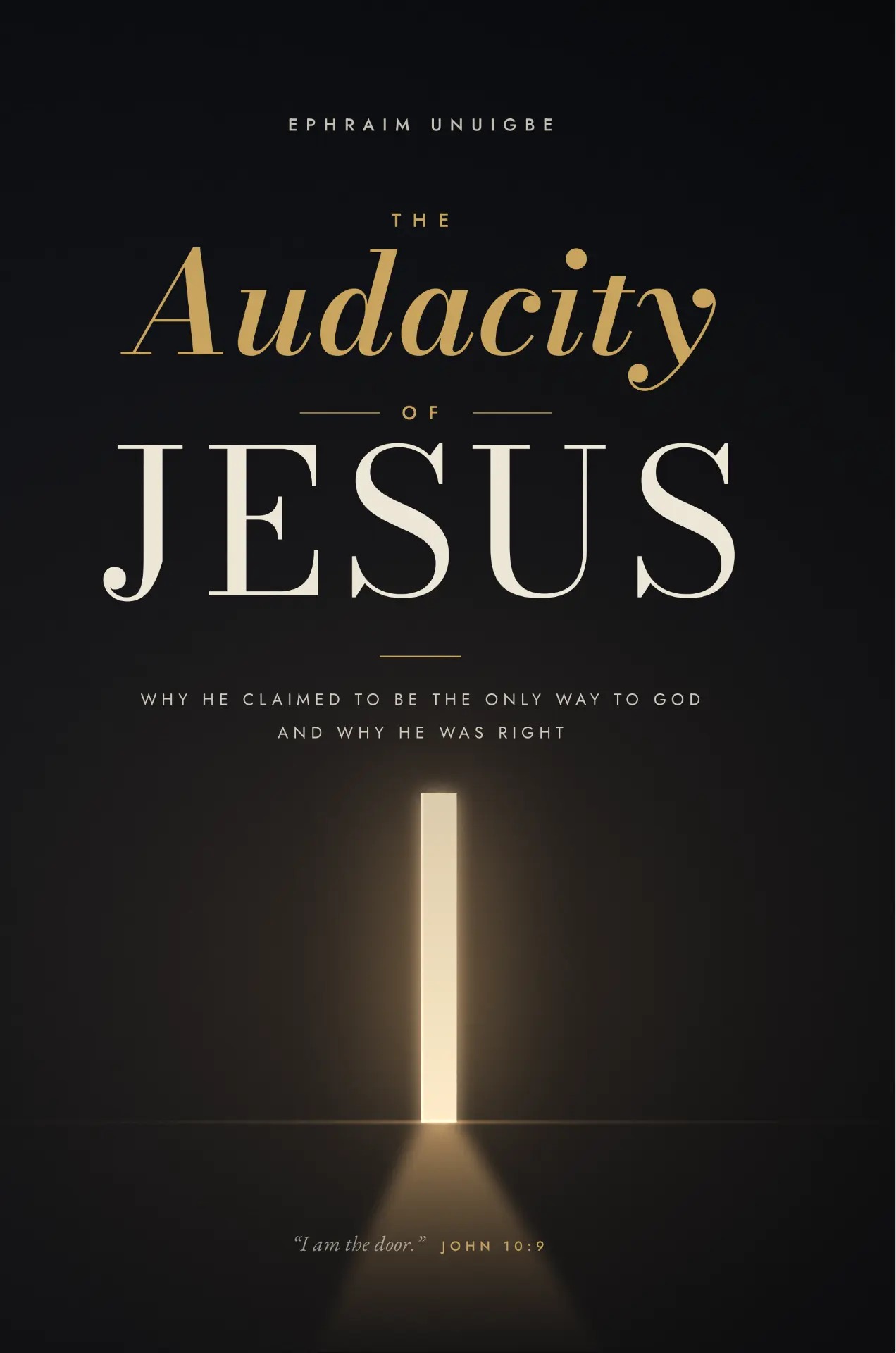 Ephraim Unuigbe The Audacity of JESUS book cover — Faith (Career Professional Series, financial literacy)